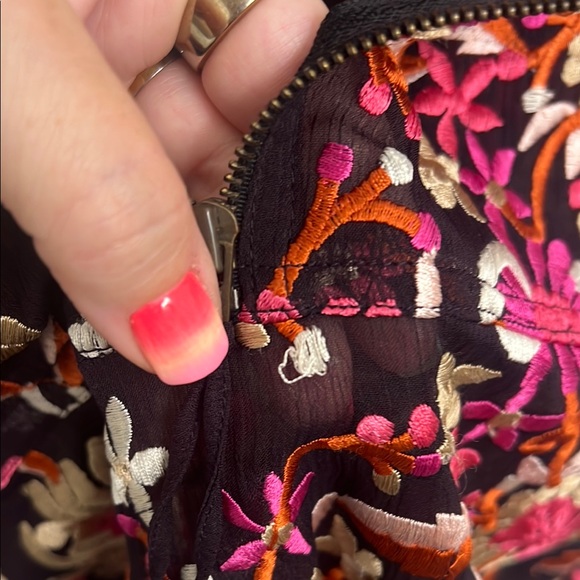 Anthropologie BARASCHI purple and Pink Embellished Fitted Tank Top - Picture 8 of 9